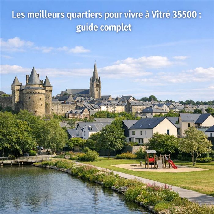 Les meilleurs quartiers pour vivre à Vitré 35500 | Guide