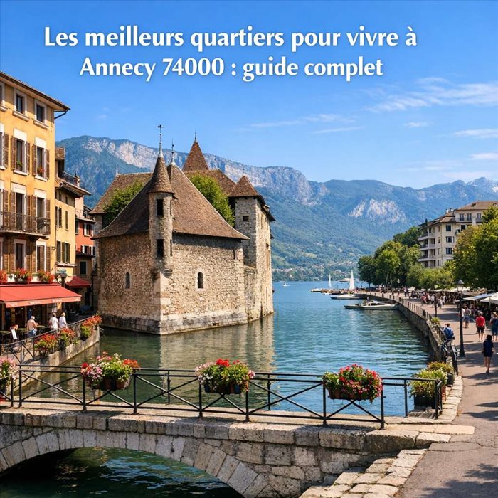 Les meilleurs quartiers pour vivre à Annecy 74000 | Guide