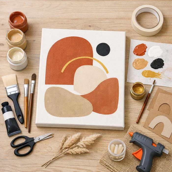 Tableau décoratif facile à fabriquer : guide simple et créatif