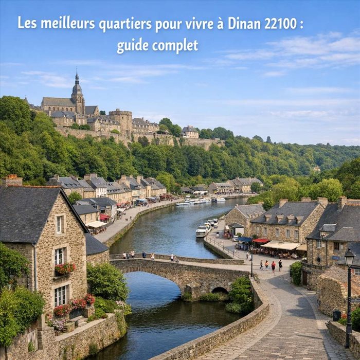Les meilleurs quartiers pour vivre à Dinan 22100 | Guide complet