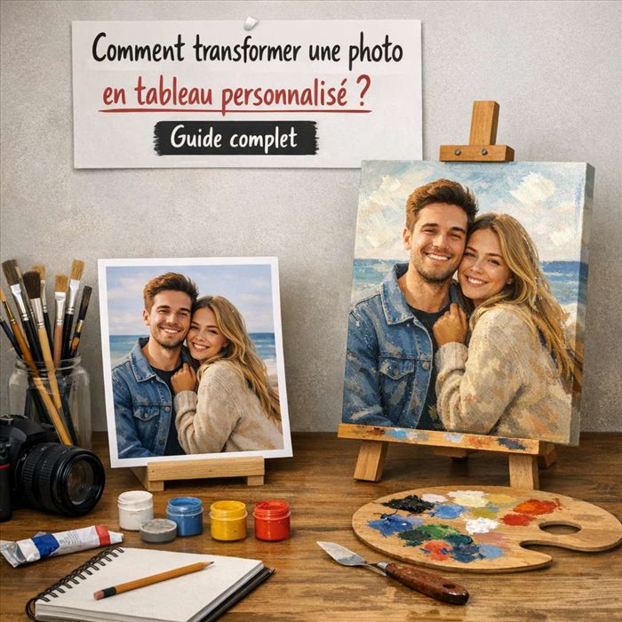Comment transformer une photo en tableau personnalisé ? Guide complet
