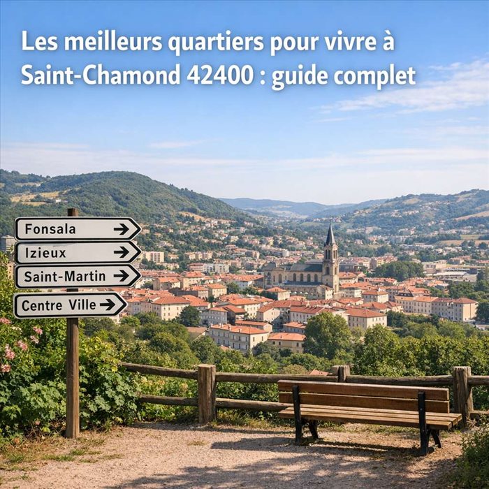 Les meilleurs quartiers pour vivre à Saint-Chamond 42400 | Guide complet