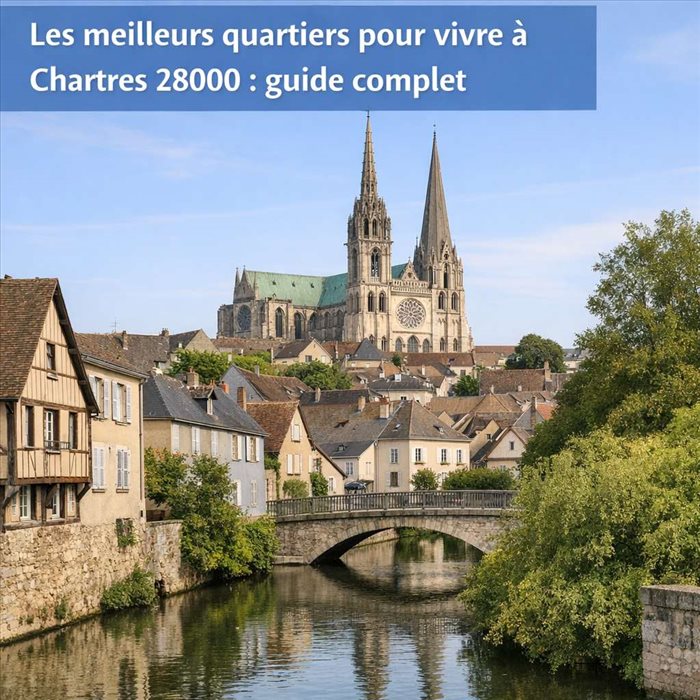 Les meilleurs quartiers pour vivre à Chartres 28000 | Guide complet
